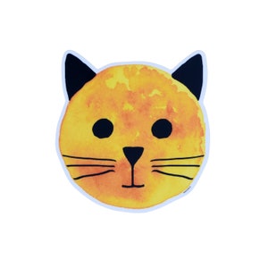 Blue Moon Sun Cat Sticker Set, vinyl stickers for water bottles, cat sticker full moon cute cat sticker water bottle decal laptop image 3