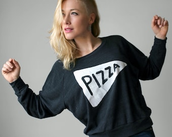 Sweat-shirt léger confortable Pizza Mama, meilleurs cadeaux pizza pour elle, cadeau amusant pour fille adolescente, cadeaux d'anniversaire yoga pour maman