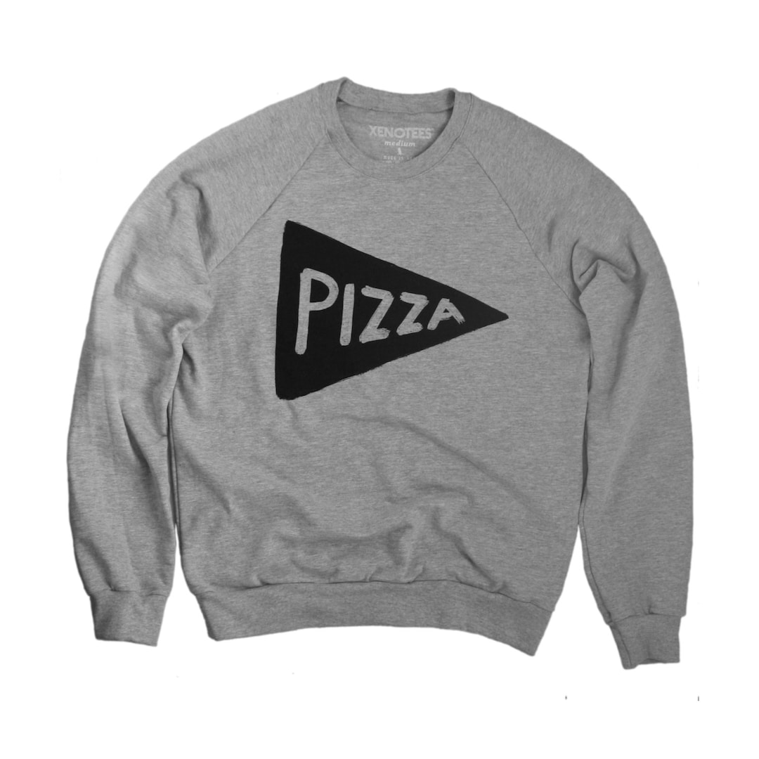 Fleece Pullover Crewneck Pizza Sweatshirt Shirts for Dad - Etsy