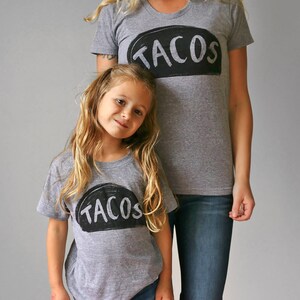 Mommy and Me Matching Taco Graphic Tees
