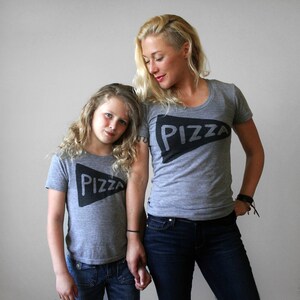 Pizza Graphic T-shirt, Mama Shirt , Handmade Gift for Mom, Made in the USA Womens Clothing, Funny Sayings Shirt, Handmade Screen Printed Tee image 8