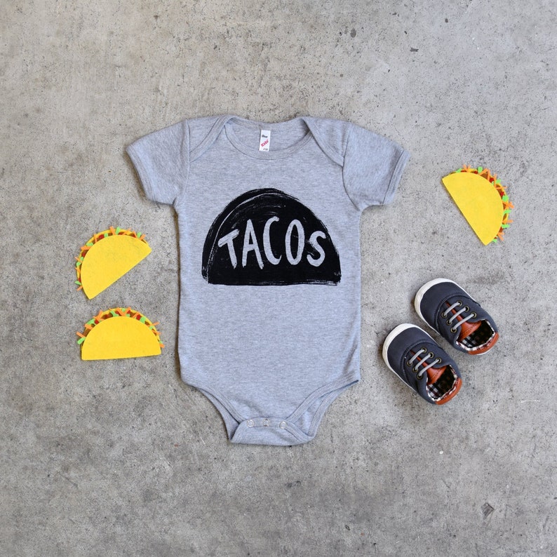 New Mom Gift Taco Baby onesie