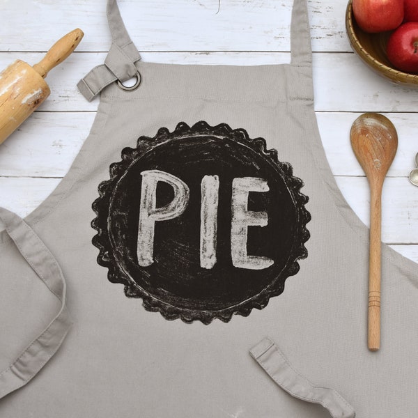 Homemade Pie Adult Baker's Apron for Women and Men, unique home gift for her, kitchen gifts for Mom, holiday wedding gift for couple