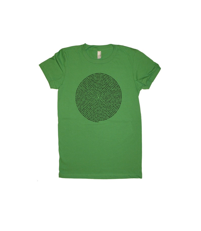 Green Handmade Animal Lover Montessori Tshirt