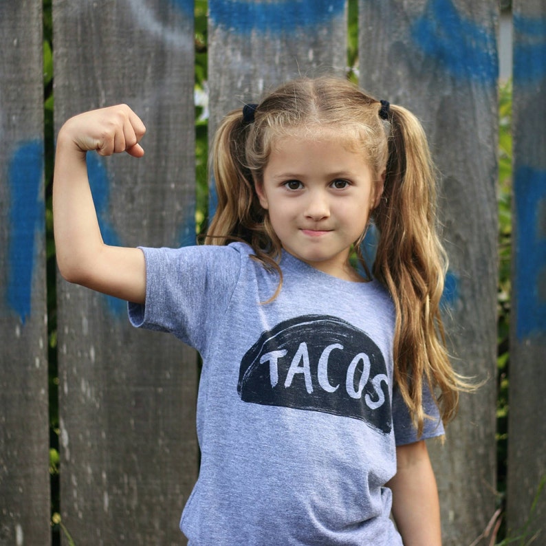 Taco Tuesday Handprinted Graphic tee shirt, 2 year old toddler boy girl gift for kid, dragons love tacos party, taco twosday birthday outfit image 5