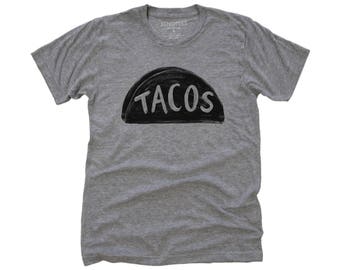 Taco Lover Graphic T Shirt for Men and Women, food themed t shirts for Taco Tuesday