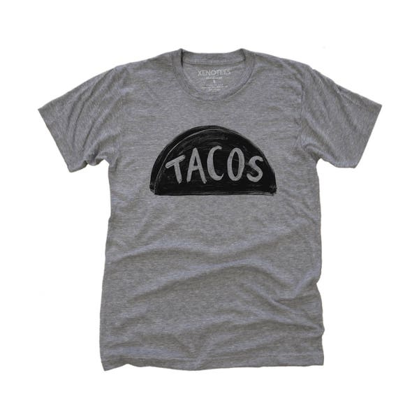 Taco Obsessed Printed Graphic T-Shirt Design, Funny Taco Sayings Men's Shirts, Food Lover Apparel