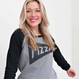 Comfy Pizza Sweatshirt Bella Canvas