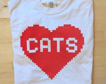 Comfort Colors®  Funny Valentine's Day T-shirt for Cat Lovers