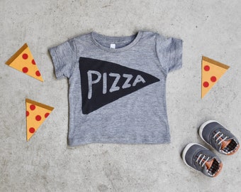 Baby Pizza Slice Shirt, gift for baby shower, made in USA, baby boy girl clothes, kids graphic tee, baby fashion, gift for mom