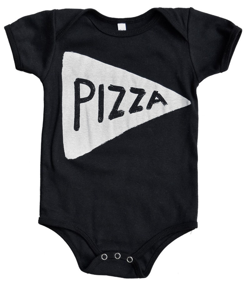 Camisetas de pizza a juego para papá e hijo del Día del Padre, conjunto de camisetas gráficas para papá e hija, ropa negra única para hombre, regalo de papá para él de niños imagen 7