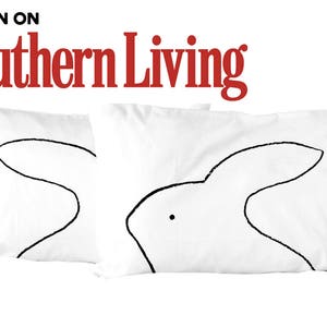 Best Bunnies Cotton Pillowcases Best Housewarming Gifts for Couples Home Decor Gift for Couples Unique Bedding Gift for Kids or Adults image 6