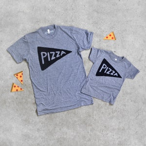 Pizza Lover Dad and Baby Matching Shirts