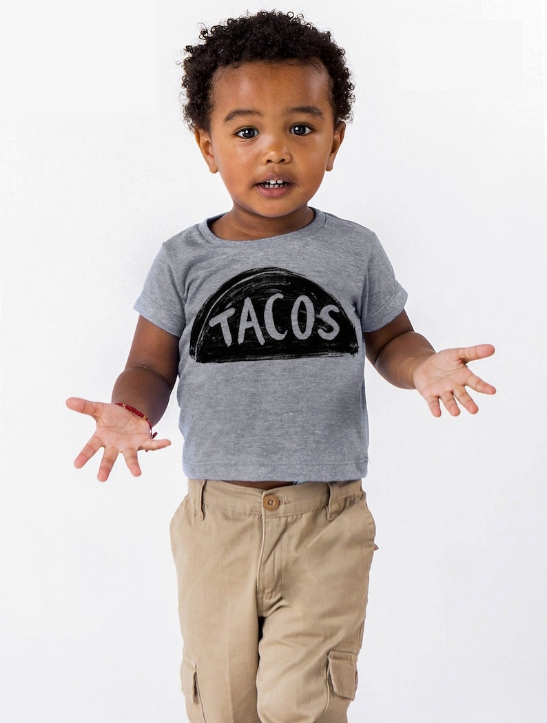 Taco Baby Shirt worn by African American child