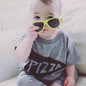 Pizza Graphic TShirt Baby Boys Clothing 1st First Birthday Gift Unique Baby Shower Present New Parent Gift Newborn Baby Clothing image 3