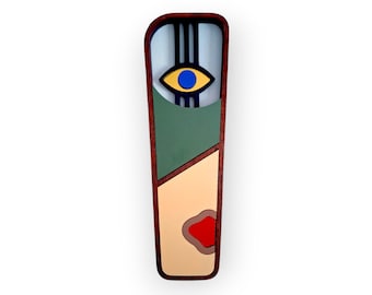 Handgefertigte Afrikanische Maske 3D Wandkunst - Holz Wand Dekor für Wohnzimmer - Einzigartige Kulturelle Wohnkultur Moderne Kunst - Weihnachtsgeschenk Skulptur