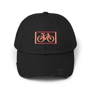 Cycling Cap, Retro Cycling Hat for Women, Vintage Cycling Lover Gift, Distressed Biking Hat, Unisex Cycling Cap, Bicycle Hat