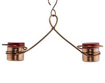 Two Station Hummingbird Feeder / no Decoration