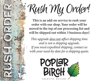 Rush My Order