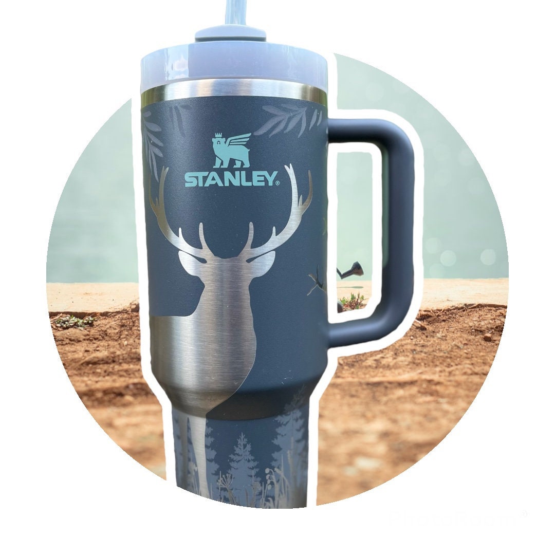 Deer Print Design 40 Oz Tumbler for Men