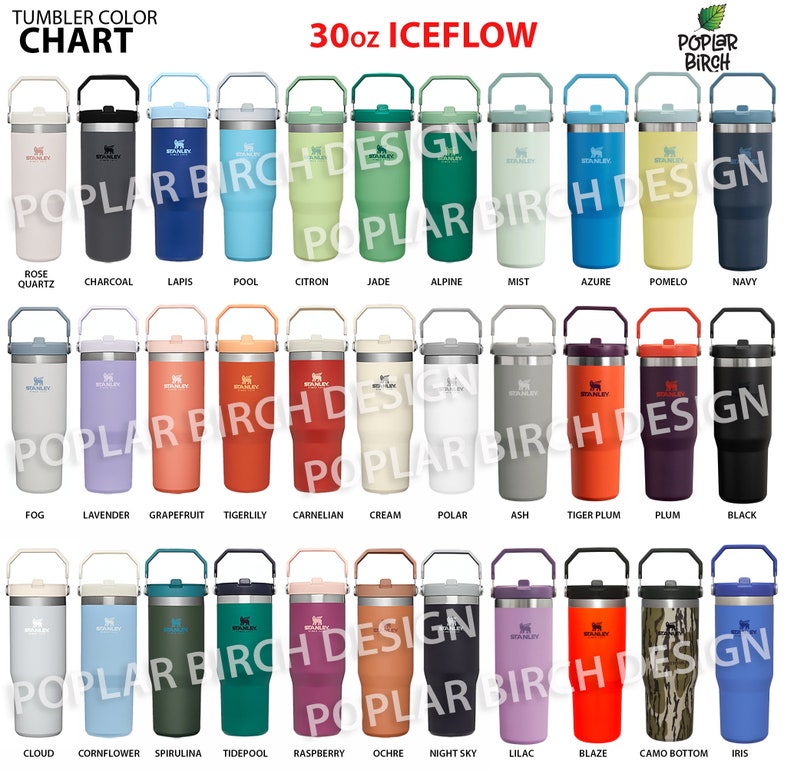 Wildflowers Engraved 30oz Stanley Iceflow Tumbler Hummingbird Water Bottle Personalized Large Gym Mug Fit in Cup Holder Flip Straw image 2