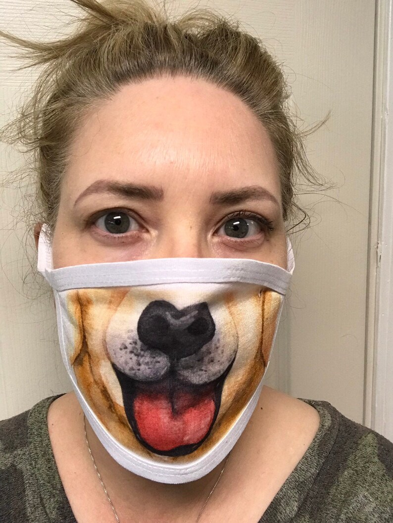 Dog Nose Face Mask Cover for Men or Women Puppy Reusable Dust Etsy