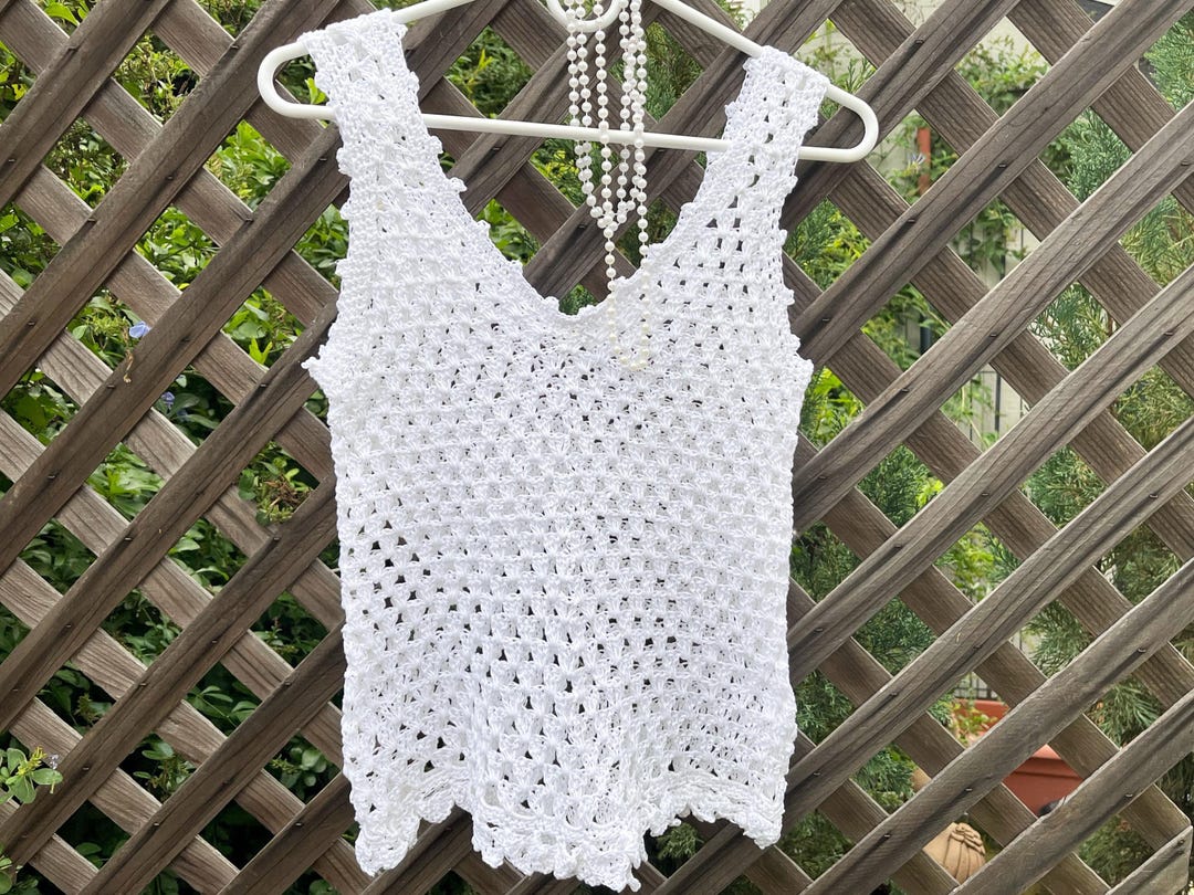 Crochet Boho Mesh Top, Crochet Accessories, Bohemian Style - Etsy