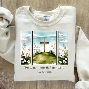Lui è risorto PNG, Wildflower Png, Sublimazione di Pasqua primaverile, Design di Pasqua cristiana, Gesù cristiano di Pasqua, Disegni di Pasqua, PNG di Pasqua