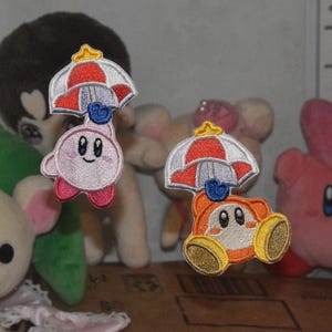 Waddle Dee Parasol Embroidered Sew-On Patch, Nintendo Merch