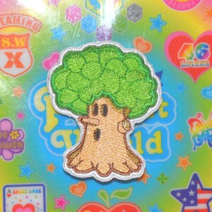 Whispy Woods Embroidered Patch: Kirby Nintendo Inspired Tree