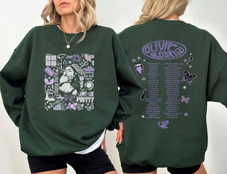 Olivia Rodrigo Guts Shirt, Olivia Rodrigo Guts Merch, Guts Tour 2024