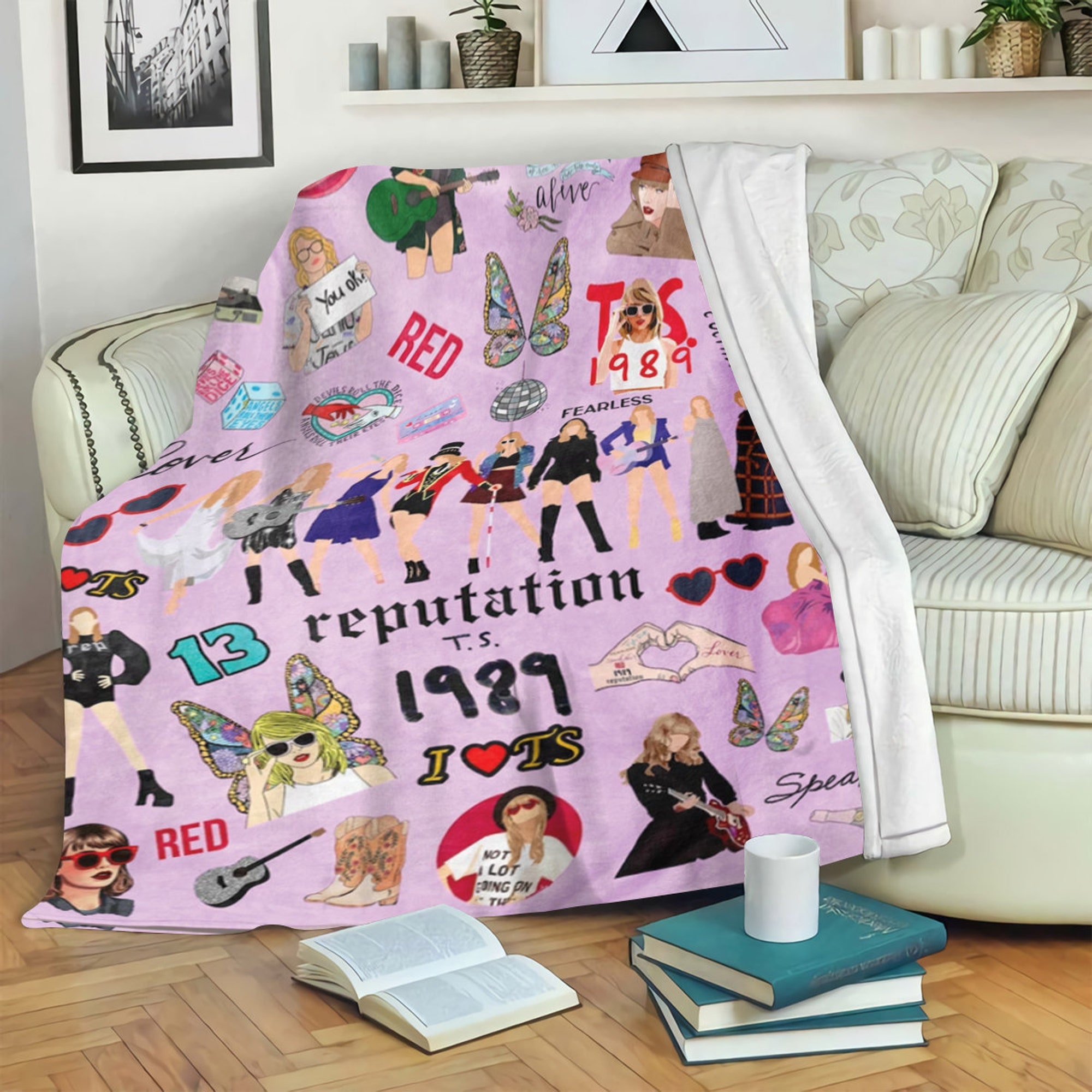 Taylo version 2024 Fleece Blanket, taylor version Fleece Blanket, Fan 2024 Concert Blanket