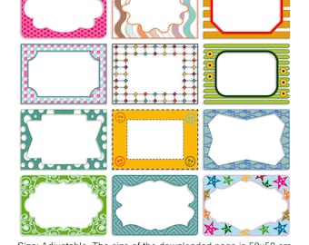 Geometric Frames Borders for Kids Png Pdf: Kids Frame Photo