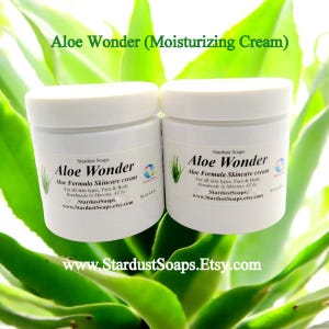 Aloe Wonder – Unscented Aloe and Shea Moisturizer for Sensitive Skin | Gentle, Hydrating, All-Natural Skincare