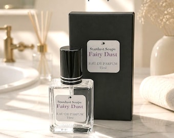 Fairy Dust Eau de Parfum Spray 15ml | Handmade Fruity Floral Perfume | Pink Sugar & Cashmere Musk | Gift for Her