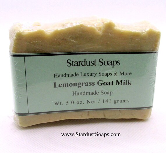 Lemongrass Goat Milk - Handmade Luxury Soap wt. 5 oz. net by Stardust Soaps