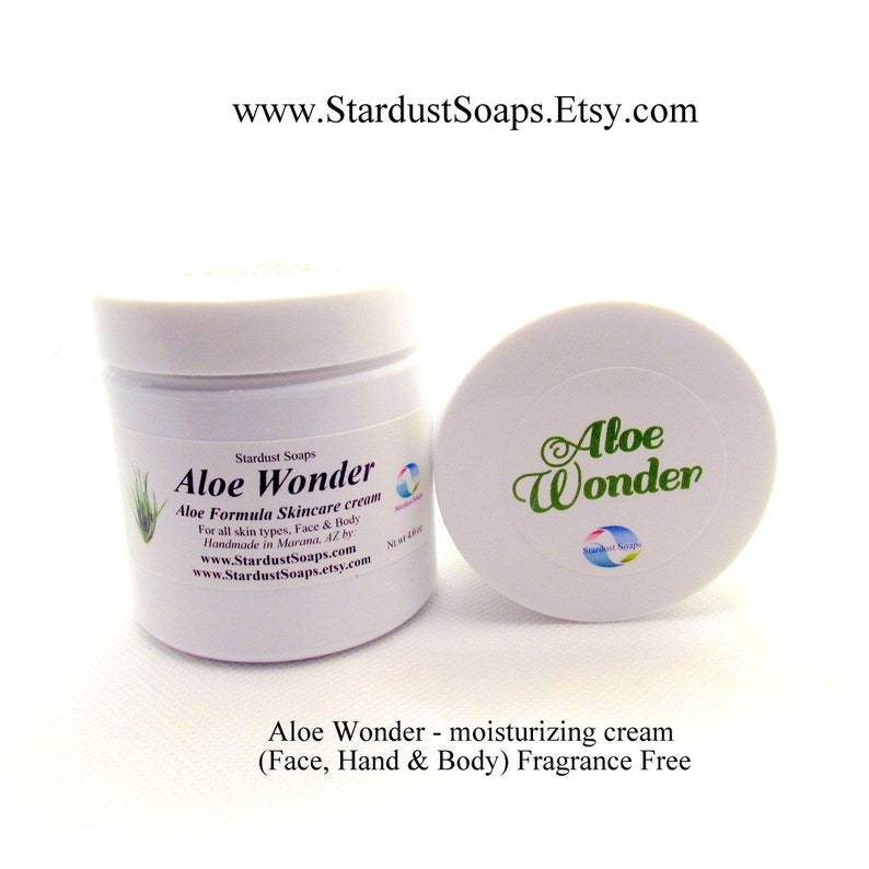 Aloe Wonder face, hand and body lotion unscented Body Lotion Trending Now, Best Seller With Organic Aloe & Shea Butter image 2