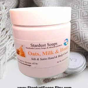 Oats, Milk & Honey Handmade Face, Hand and Body Lotion – Nourishing, Moisturizing and Anti-Aging Skincare