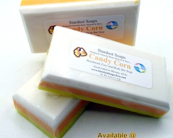 Candy Corn - Handmade Bar Soap | Natural soap| Gift Soap | Holiday Soap | fun soap| For all skin types | Fall | Halloween | wt. 4 oz net |
