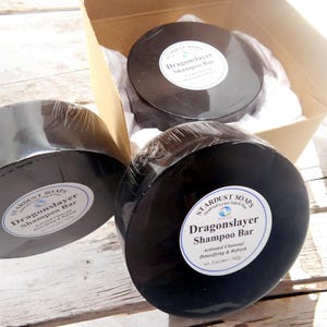 Dragonslayer Shampoo Bar – Activated Charcoal Strength for Healthy Hair & Scalp