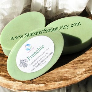 French Green Clay Soap Bar | Handmade Exfoliating Detox Soap | Natural Face Body Cleansing Bar 5oz