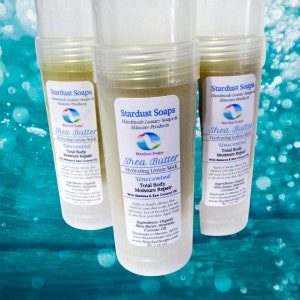 Ultimate Shea Butter Hydrating Lotion Bar – Handmade Unscented Stick for Total Body Moisture and Anti-Aging Care