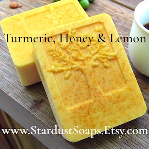 Turmeric, Honey and Lemon Soap – Face & Body | 4 oz