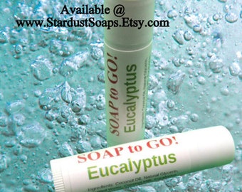 Eucalyptus - Savon à emporter | fait main | pratique | savon cadeau | savon de voyage | prendre soin de soi | Cadeau pour lui | Offrez-lui | savon à mains naturel |