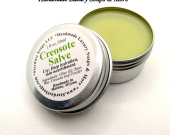 Creosote Salve - Handmade Salve - Natural Herbal Salve - Chaparral - Desert Salve - Handmade in Arizona