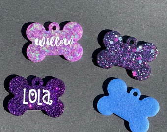 Dog or cat - Personalized large pet ID tags
