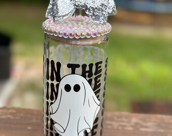 16oz glass libbey style cup. Comes with everything picture plus a straw cleaner.