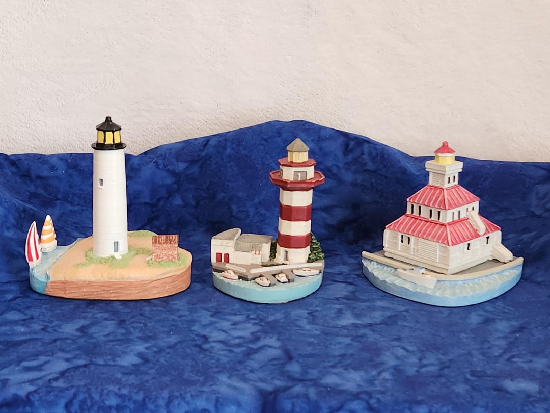 Lighthouse With Boats by Spoontiques St George Island FL New Canal LA ...