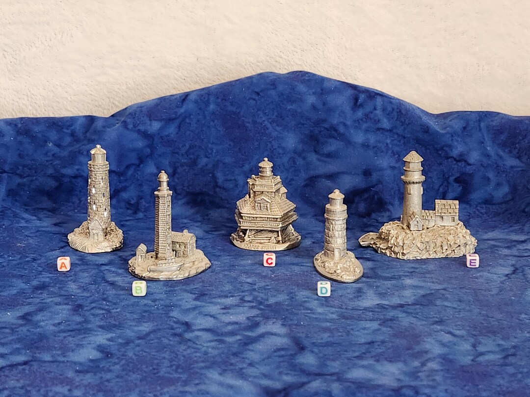 Pewter Lighthouse by Spoontiques Miniatures Home Décor, Lighthouses ...
