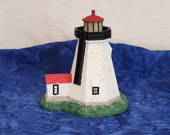 Scaasis Original South Bass Island Ohio Lighthouse and Keepers Cottage Beach House Home Décor, Gift for Lighthouse Lovers, Gift for Dad